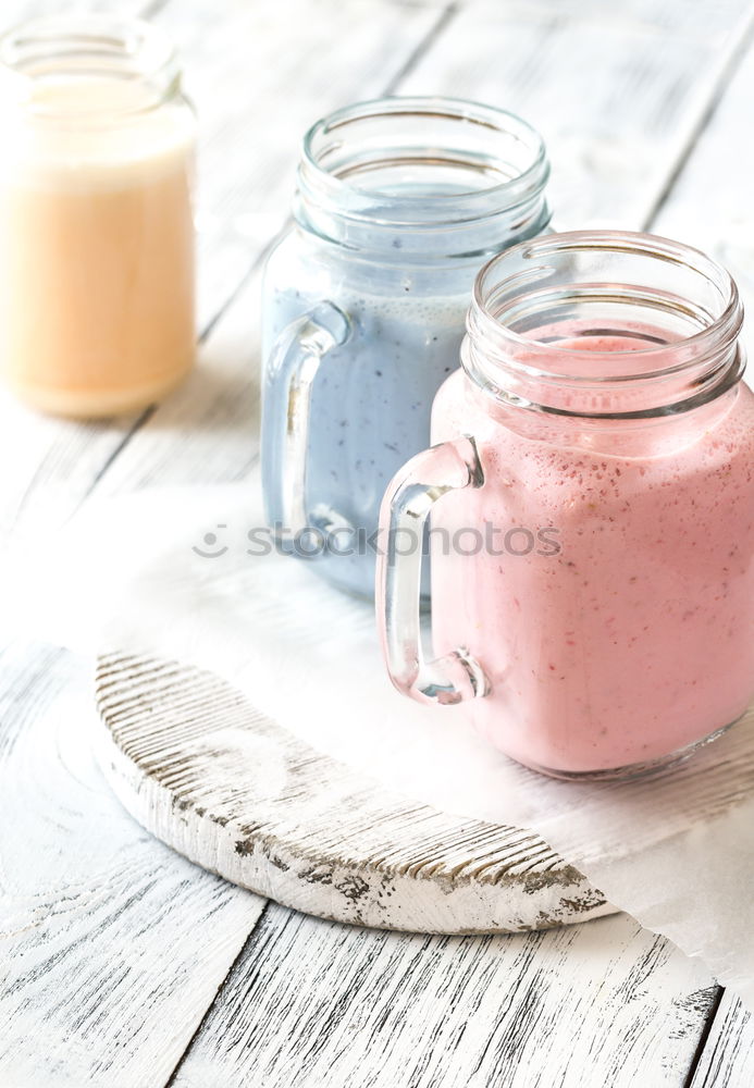 Similar – Image, Stock Photo Healthy breakfast in a glass