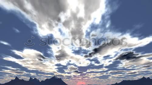 Similar – Image, Stock Photo godrays Mountain Water