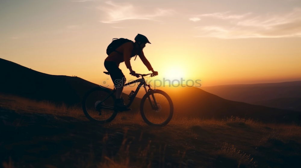 Similar – Image, Stock Photo mountain bike Lifestyle