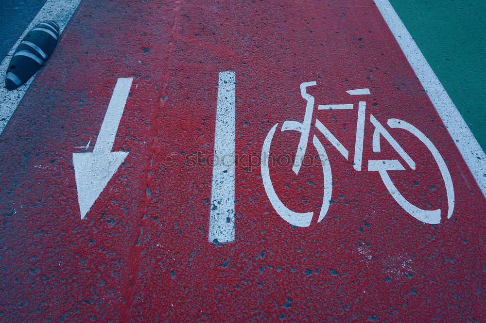 Similar – Image, Stock Photo Arrows on pavement showing directions