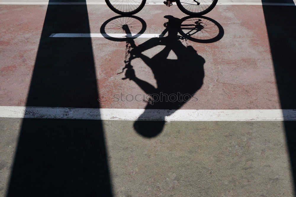 Similar – Image, Stock Photo cyclist’s perspective