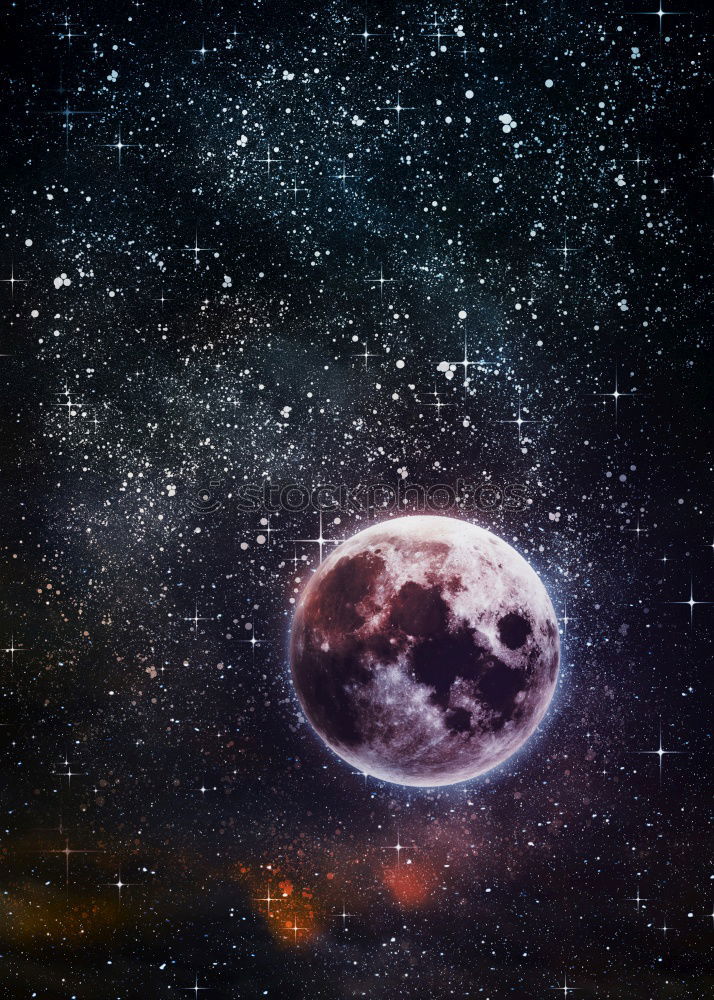 Similar – Image, Stock Photo blood moon Nature Blue Red