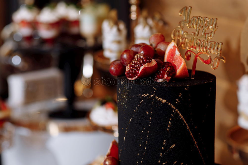 Similar – Christmas table set with biscuits and candles