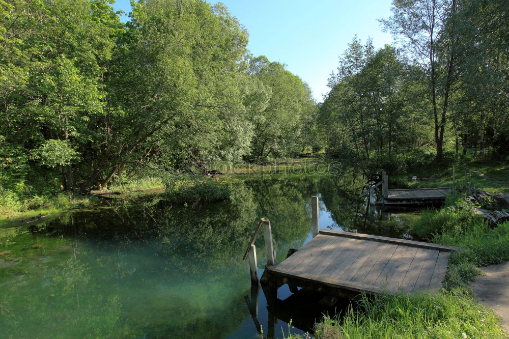 Similar – Seelenruhe Wolken Wald