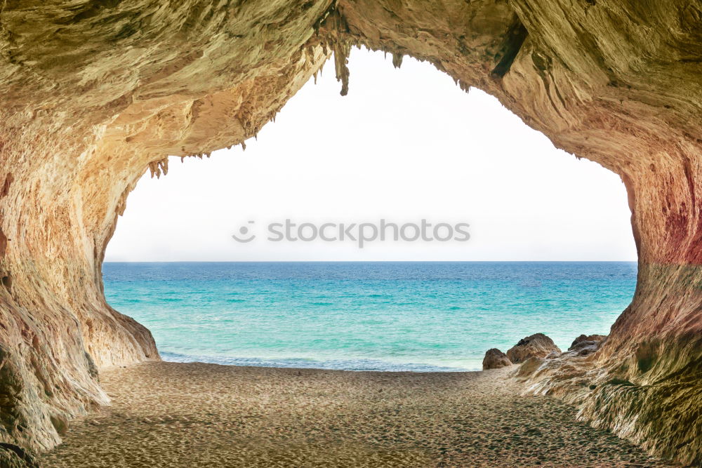 Similar – Cave at the beach Nature