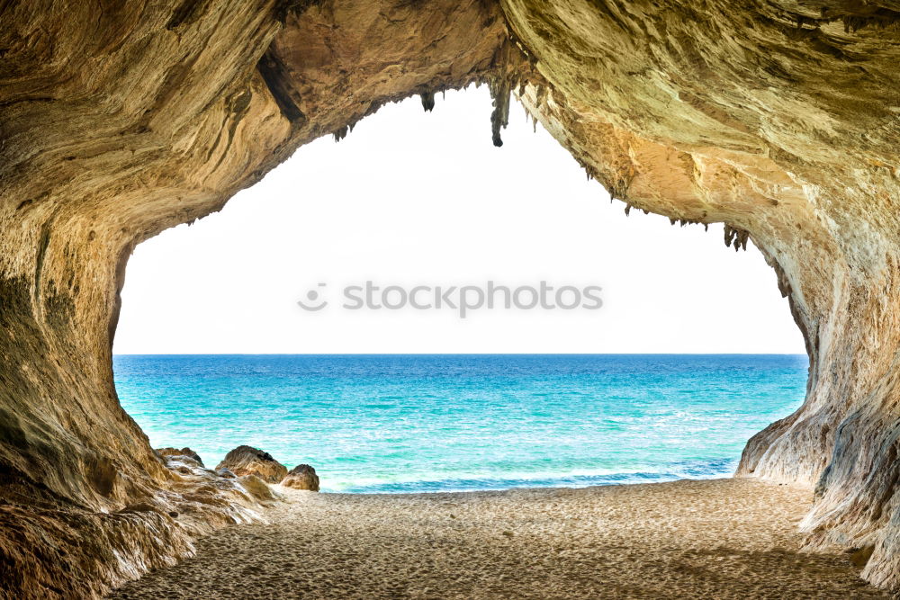 Cave at the beach Nature