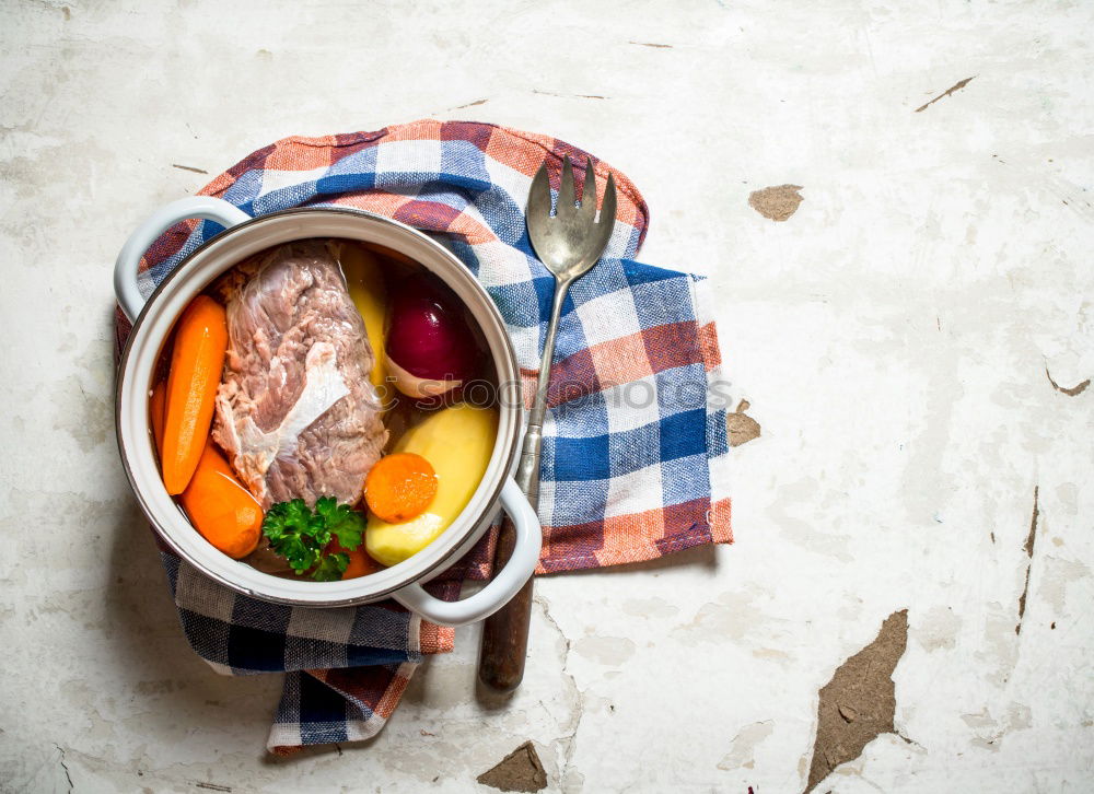 Similar – Image, Stock Photo Cook chicken soup Food