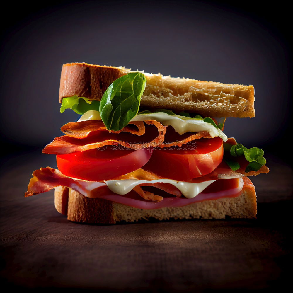 Similar – Image, Stock Photo Vegetarian sandwich