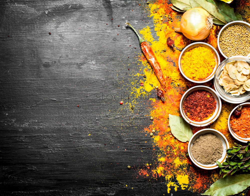 Similar – Image, Stock Photo Turmeric Turmeric milk drink