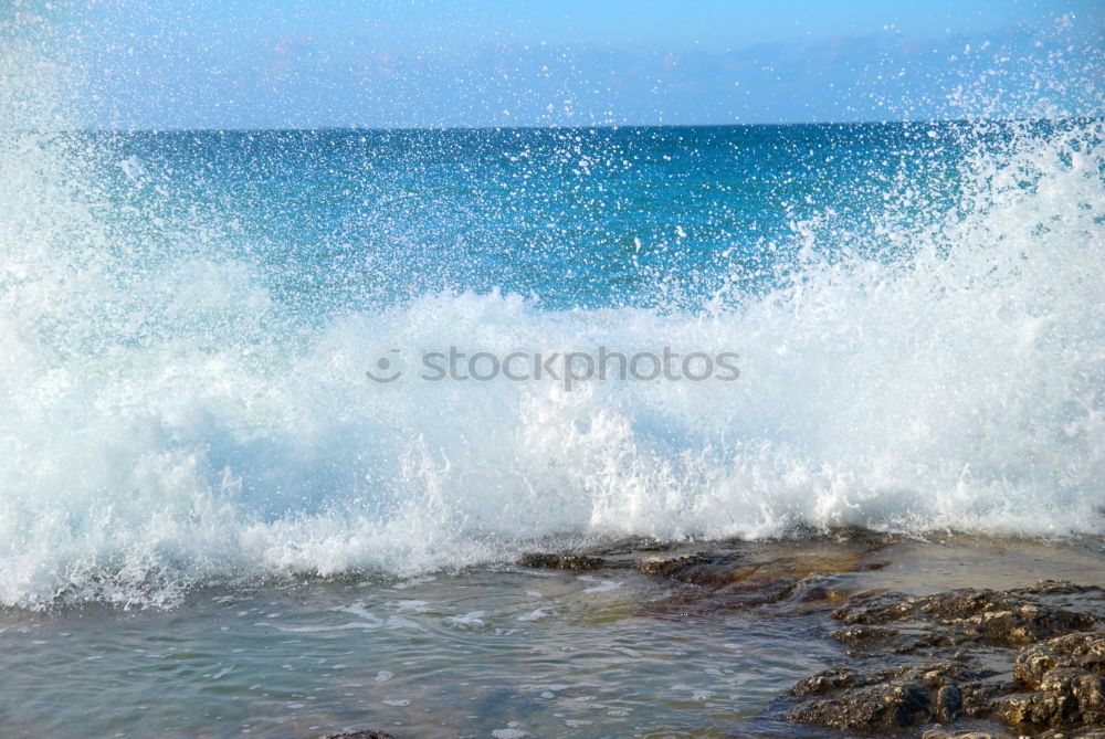 Similar – Image, Stock Photo Rock in the surf Waves