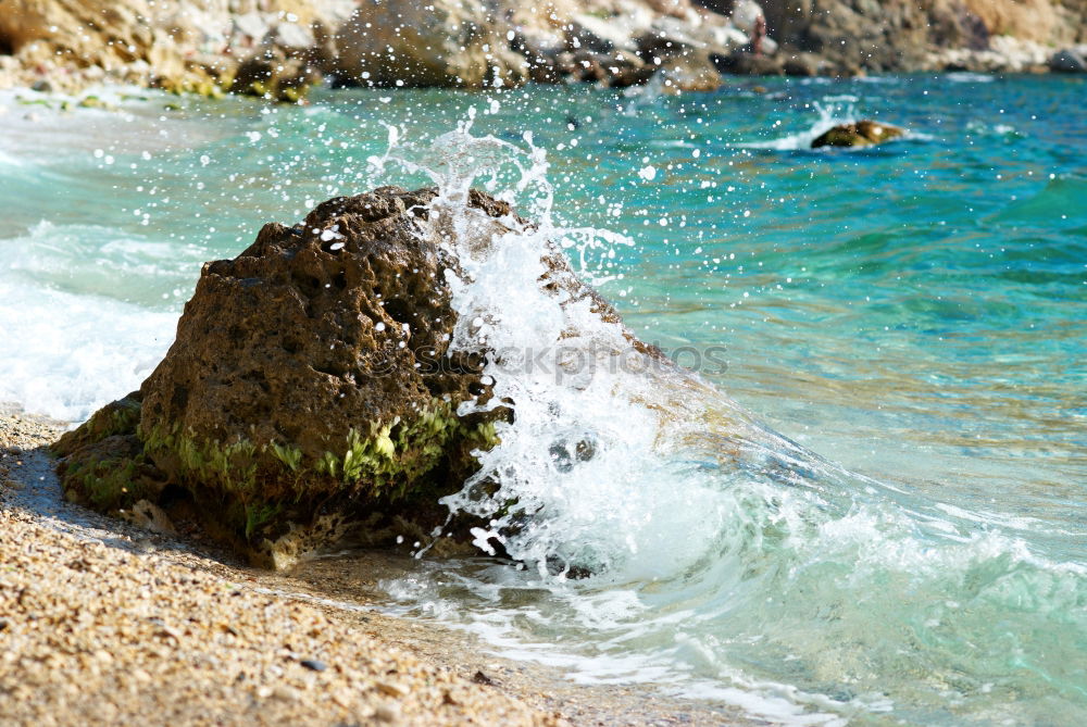 Similar – Image, Stock Photo Rock in the surf Waves