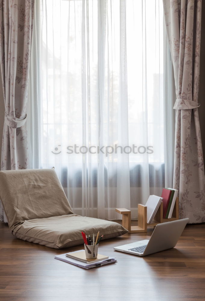 Similar – Young caucasian women enjoying herself at home