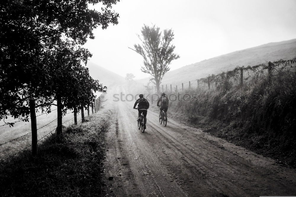 Similar – Motorcycle on background of landscape