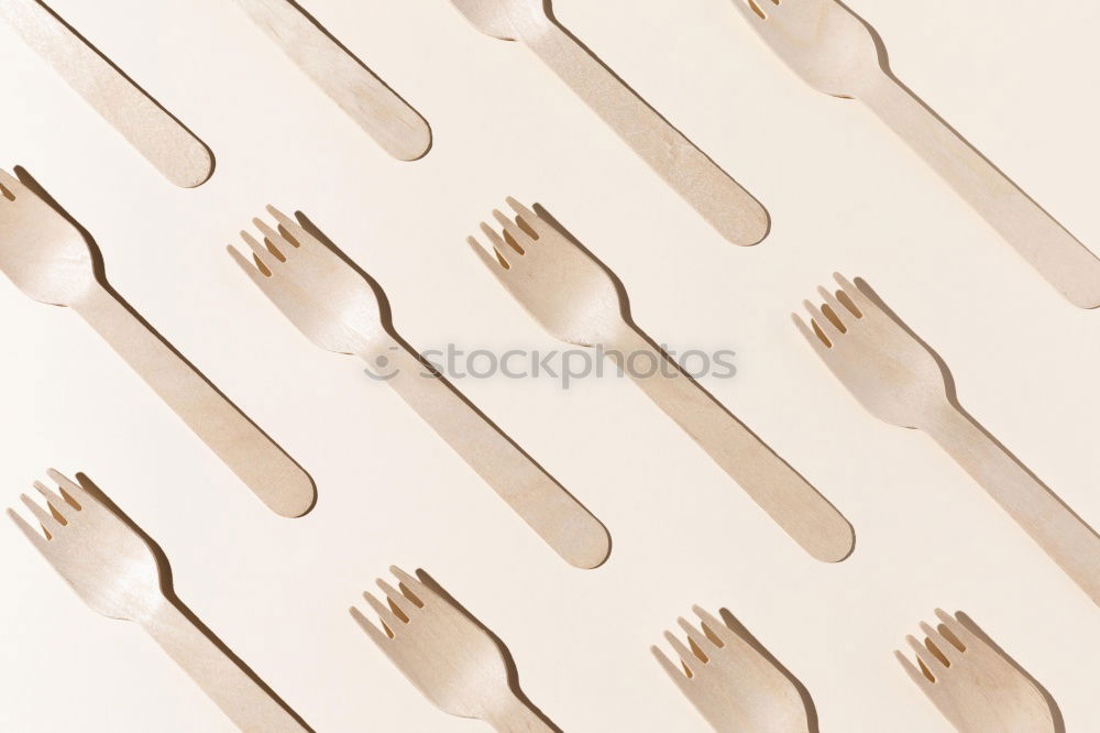 Similar – Image, Stock Photo Colorful of green plastic spoon and fork