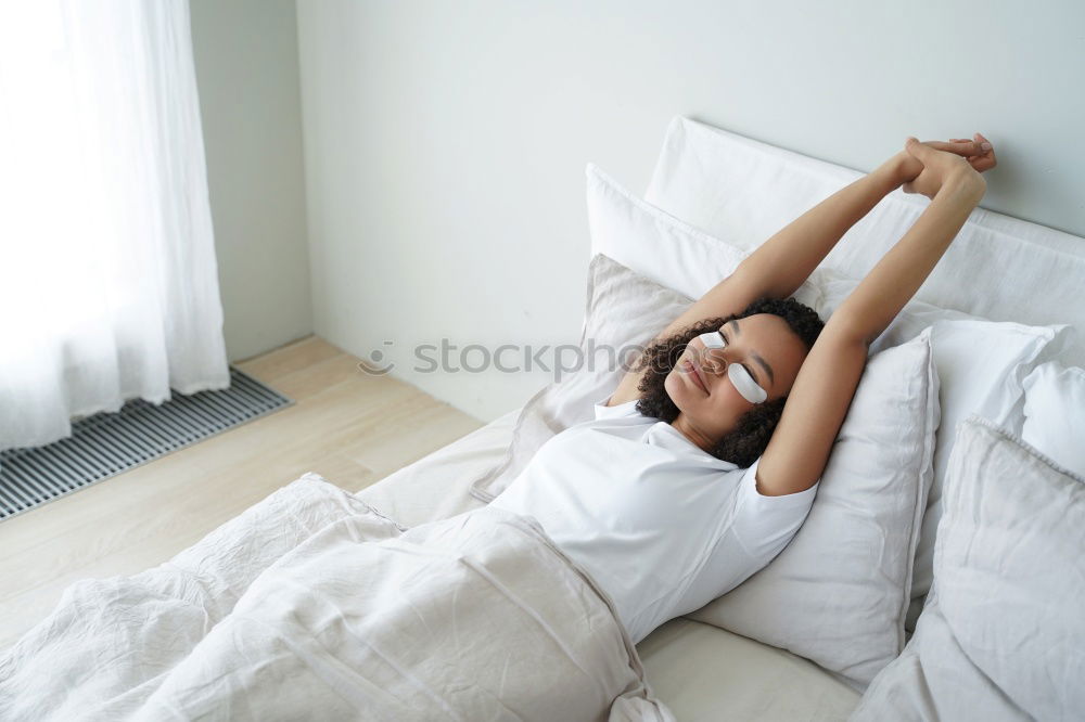 Similar – Image, Stock Photo Seductive woman lying on bed