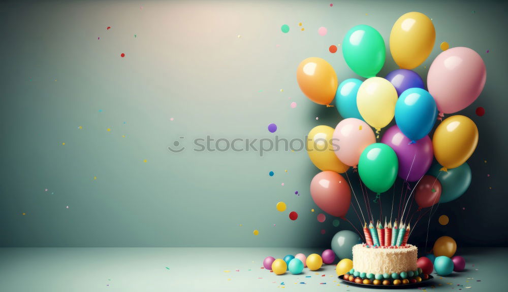 Similar – Image, Stock Photo Cupcake with candle for birthday