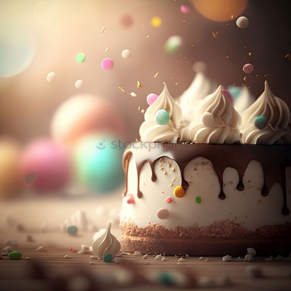 Similar – Image, Stock Photo Happy birthday! Cake Candy