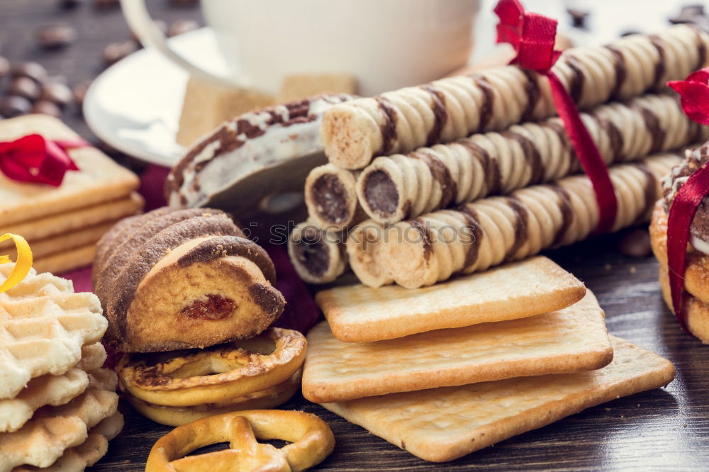 Similar – christmas cookies on a plate