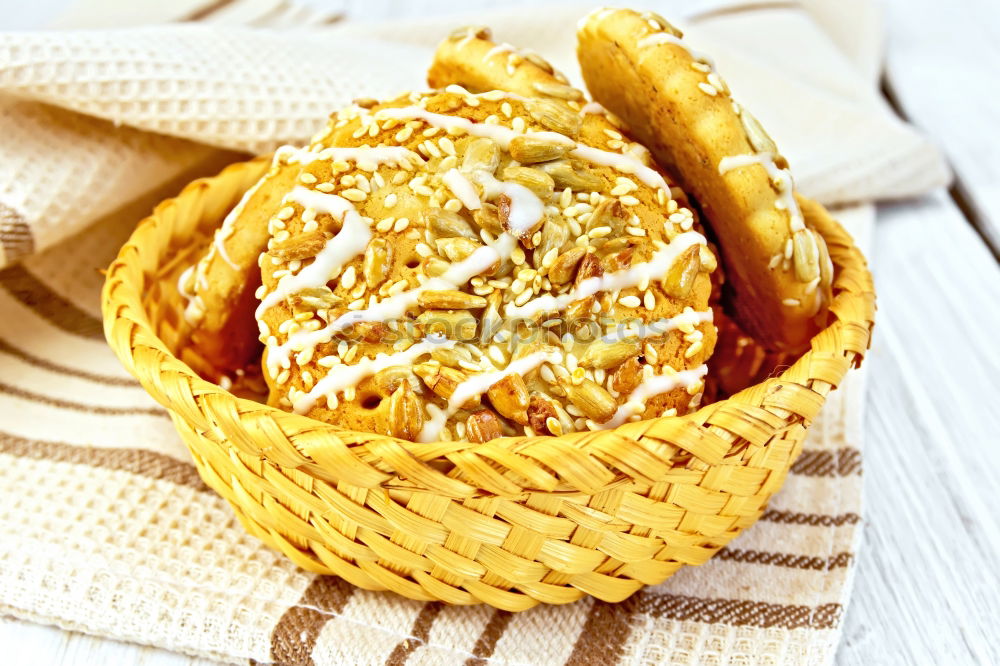 Similar – Image, Stock Photo Crispbread with cream cheese