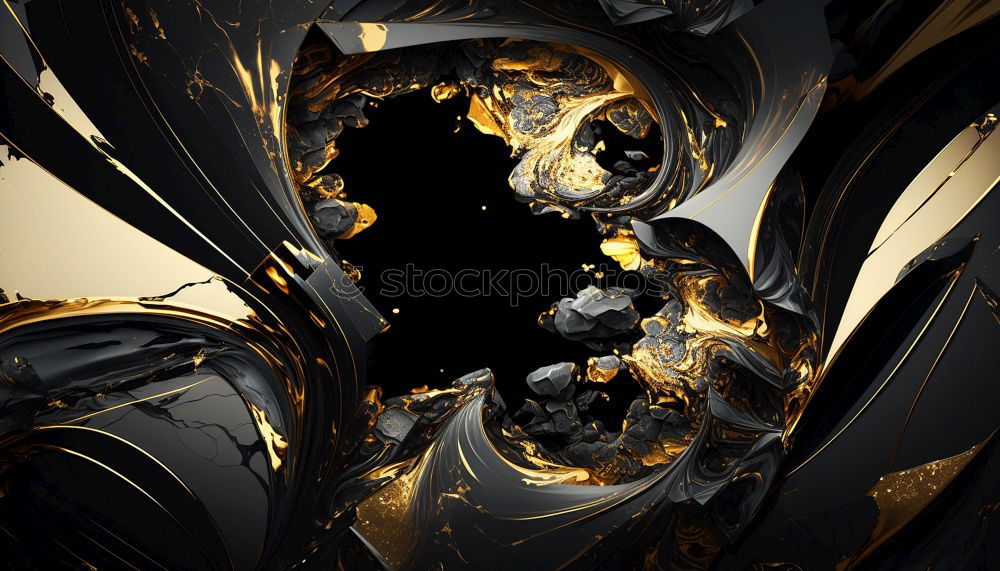 Image, Stock Photo Man in mask welding metal ware in darkness