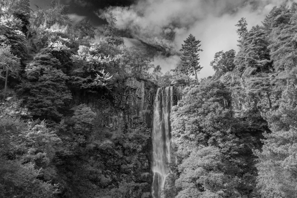 Similar – Image, Stock Photo Hengifoss III Waterfall