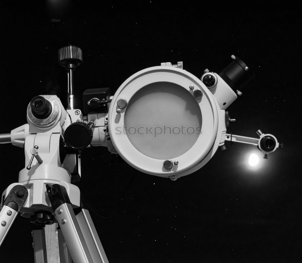 Similar – Optical telescope against night starry sky