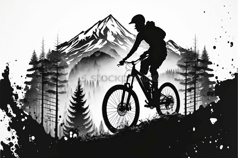 Similar – wall ride Mountain bike