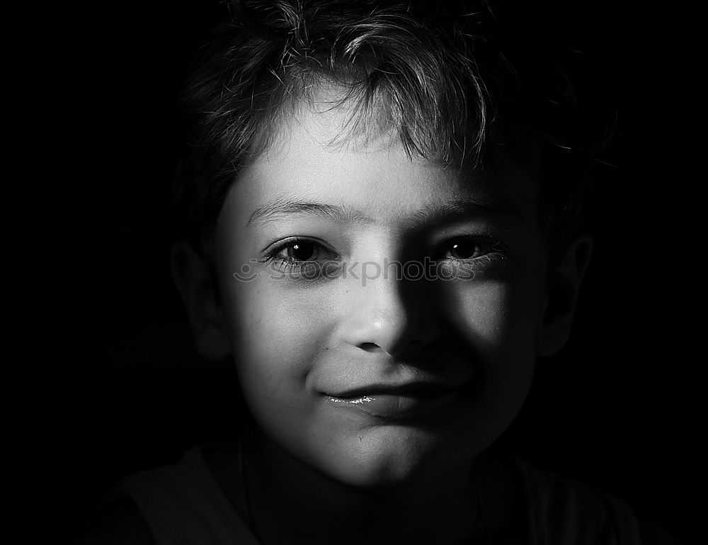 Similar – Close up face portrait little young asian boy