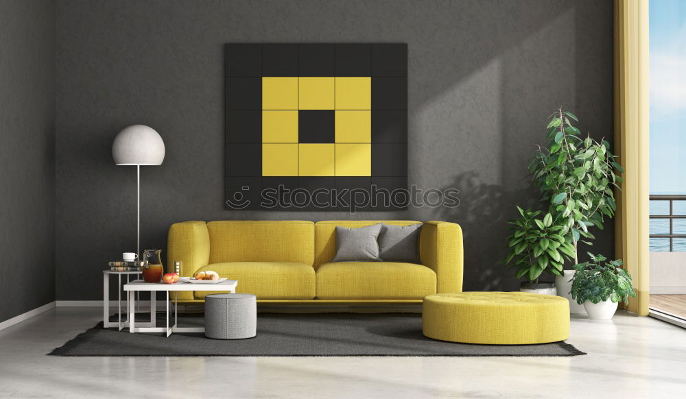 Similar – Image, Stock Photo yellow seat with dark wall