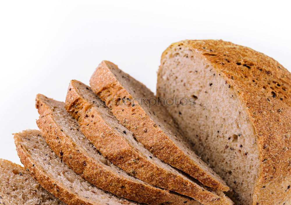 Similar – Image, Stock Photo Slice of bread on plate