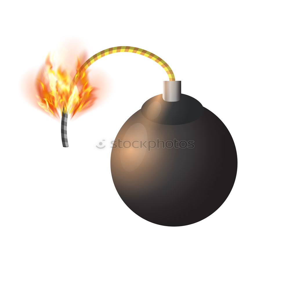 Similar – Image, Stock Photo explosive Black White Bomb