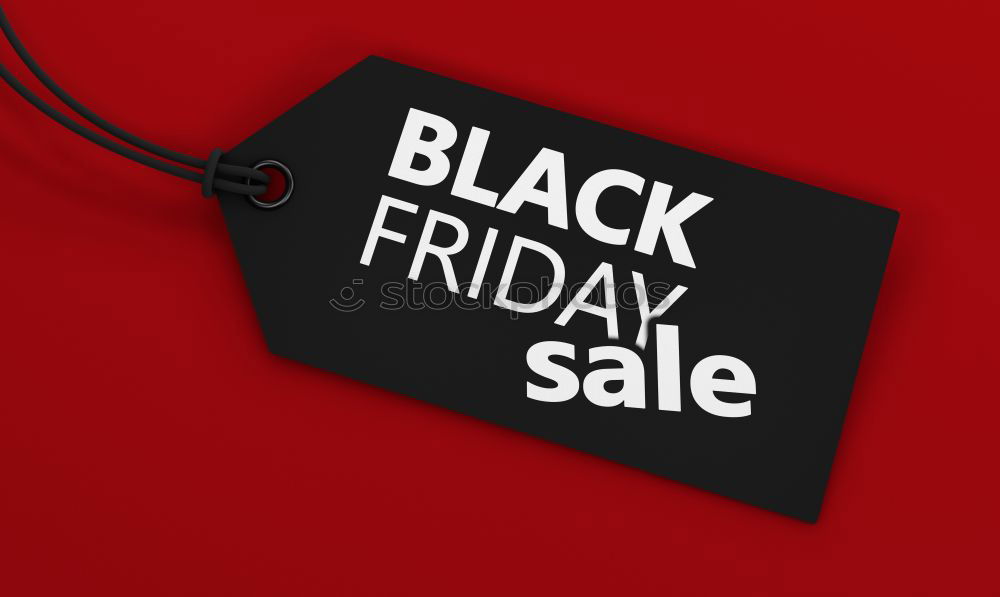 Similar – Image, Stock Photo Black friday concept