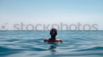 Similar – Image, Stock Photo sea-lake… Summer Child