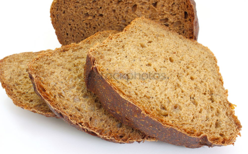 Similar – Image, Stock Photo Slice of bread on plate