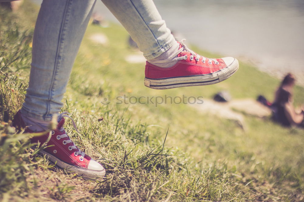 Similar – Child red rubber boots Red