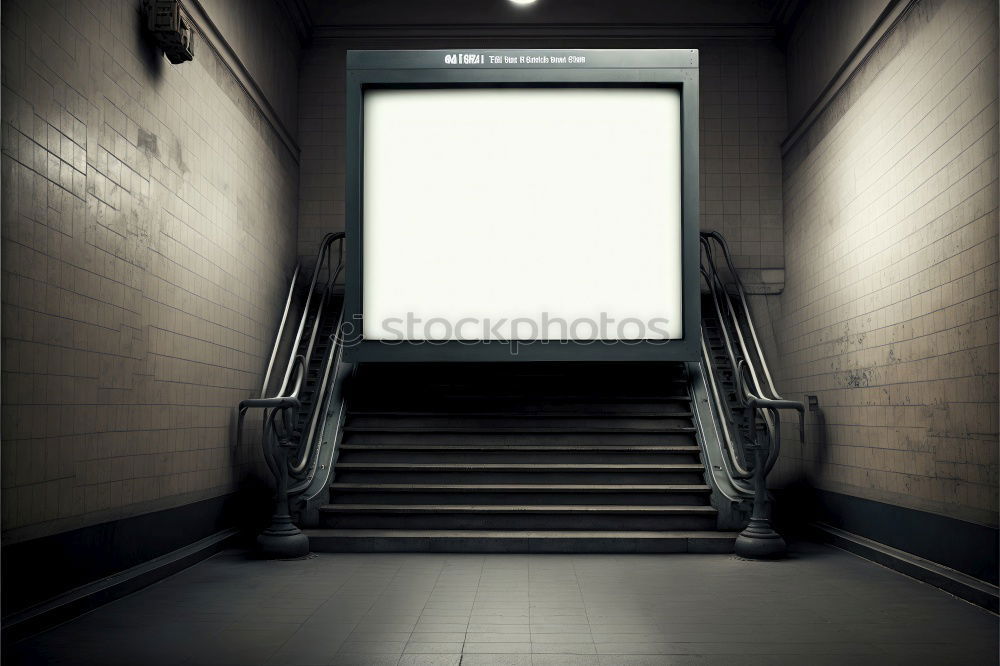 Similar – Image, Stock Photo Safe world. Street Tunnel