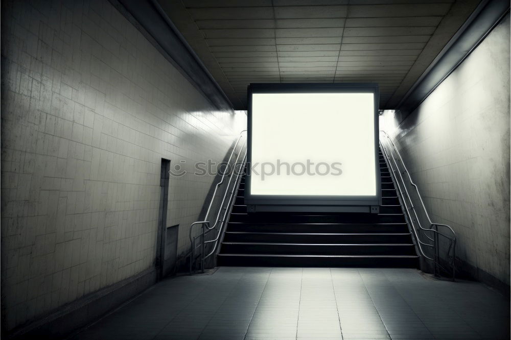 Similar – Image, Stock Photo Safe world. Street Tunnel