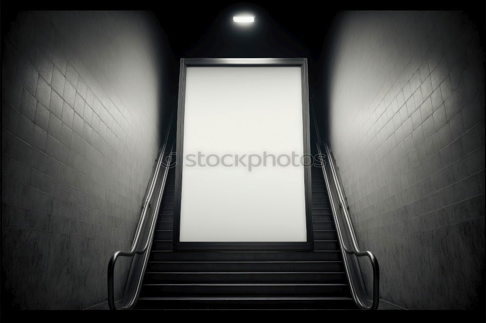 Similar – Image, Stock Photo Safe world. Street Tunnel