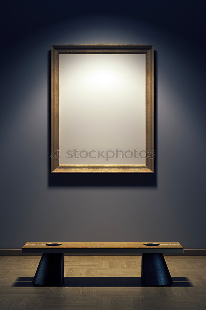 Similar – empty black chalk frame