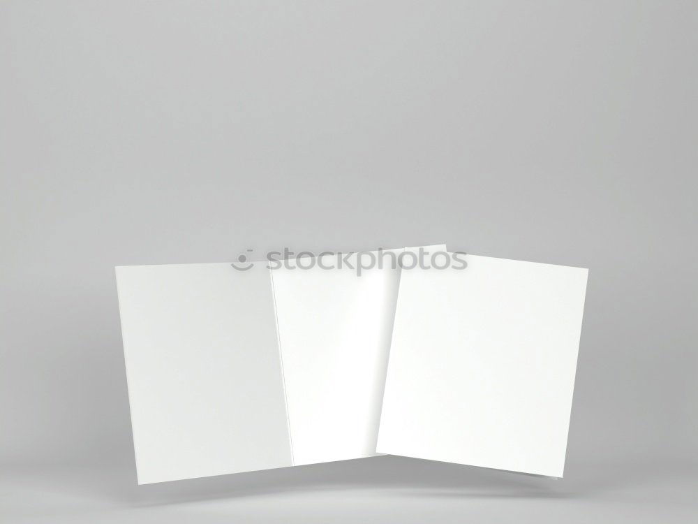 Similar – blank rectangular paper white business cards