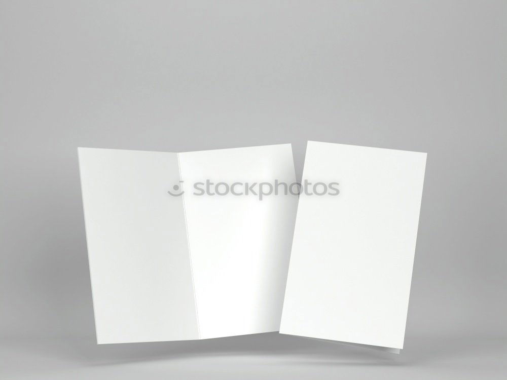 Similar – blank rectangular paper white business cards