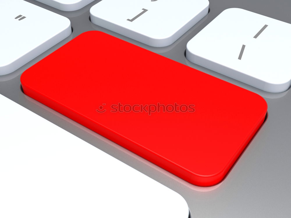 Similar – DESIGN on Keyboard / Red