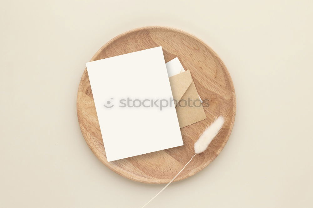 Similar – Image, Stock Photo female hand holding a paper brown blank tag