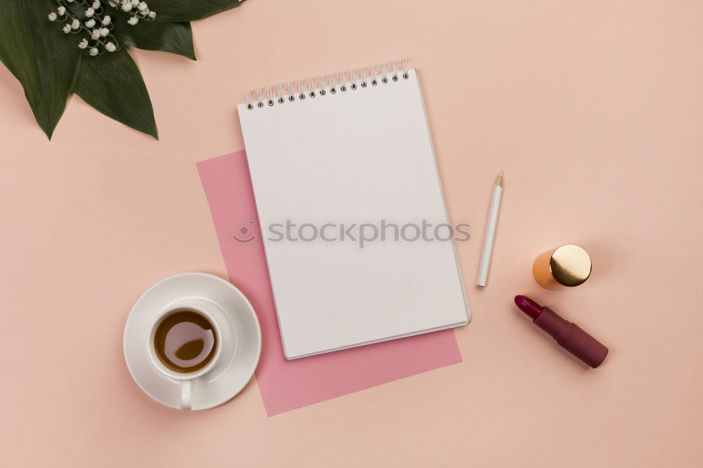 Similar – Image, Stock Photo Tablet PC with blank screen on pink background