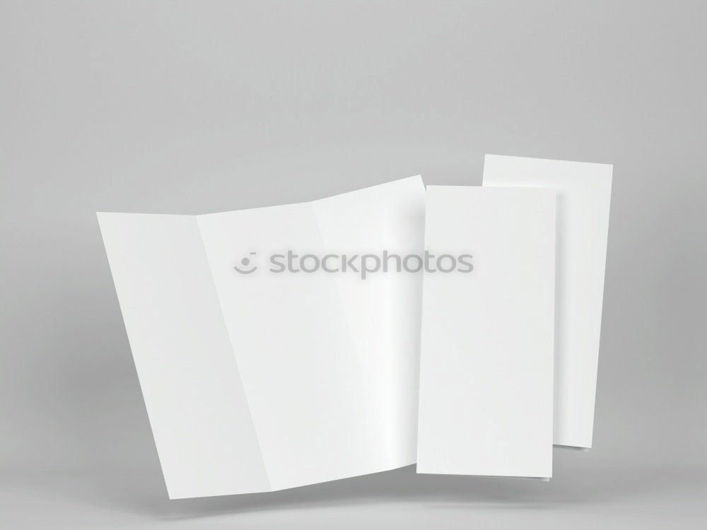 Similar – blank rectangular paper white business cards