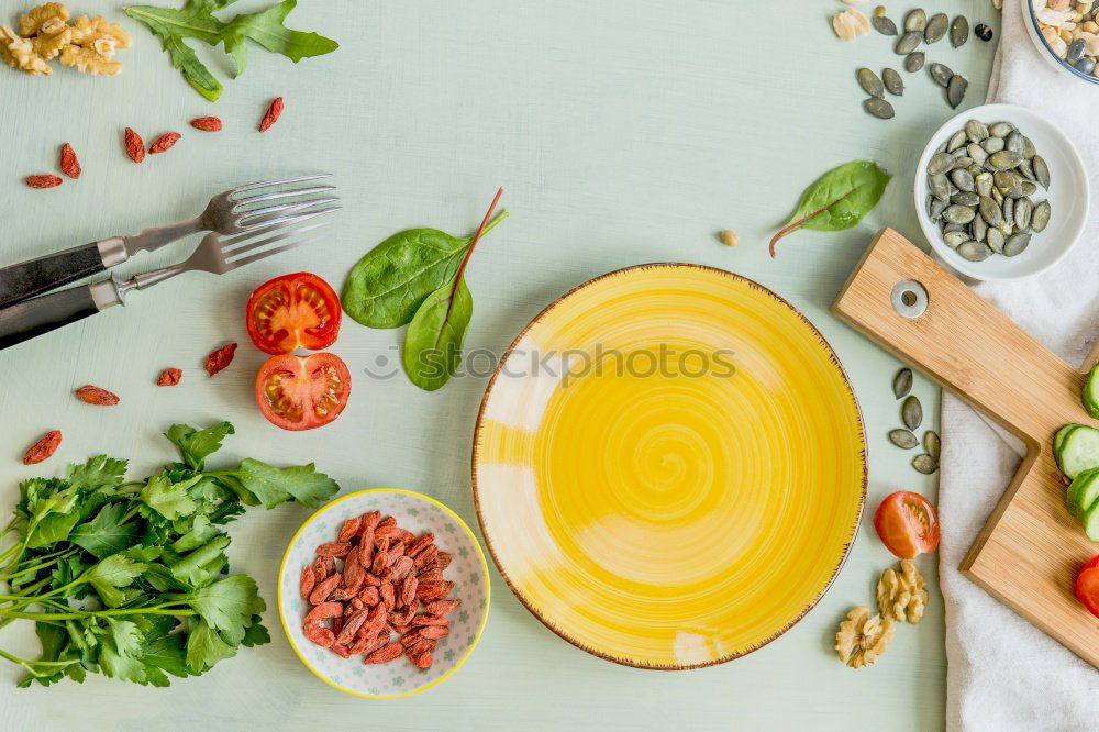 Similar – Image, Stock Photo Sliced mushrooms on cutting board with kitchen knife