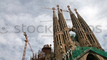 Similar – Image, Stock Photo Looking up at St. Patrick’s Cathedral in New York City.