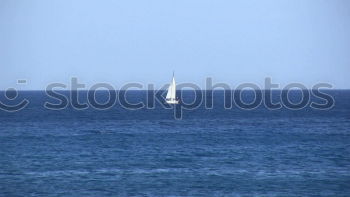 Similar – Calm breeze ocean and white yacht