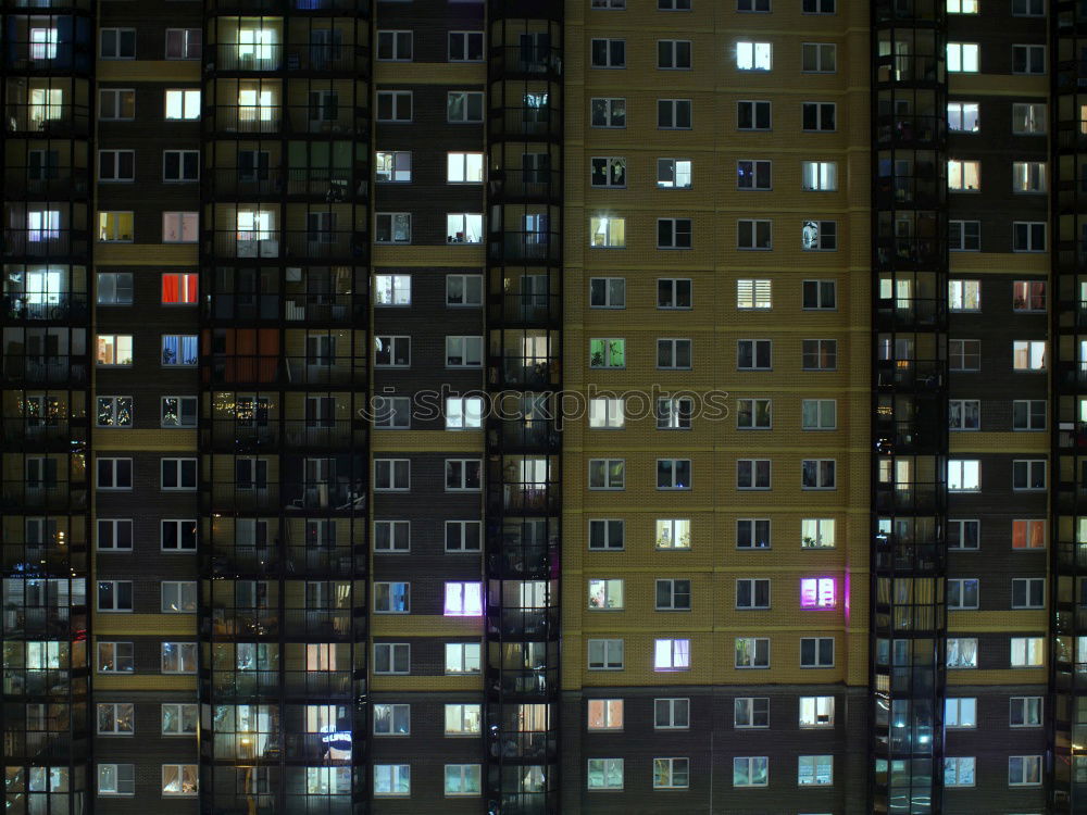 Similar – Window to the night Facade