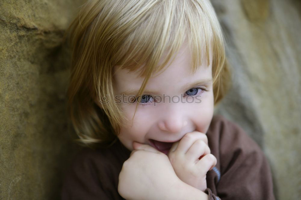 Similar – Image, Stock Photo Au cheek Masculine Child